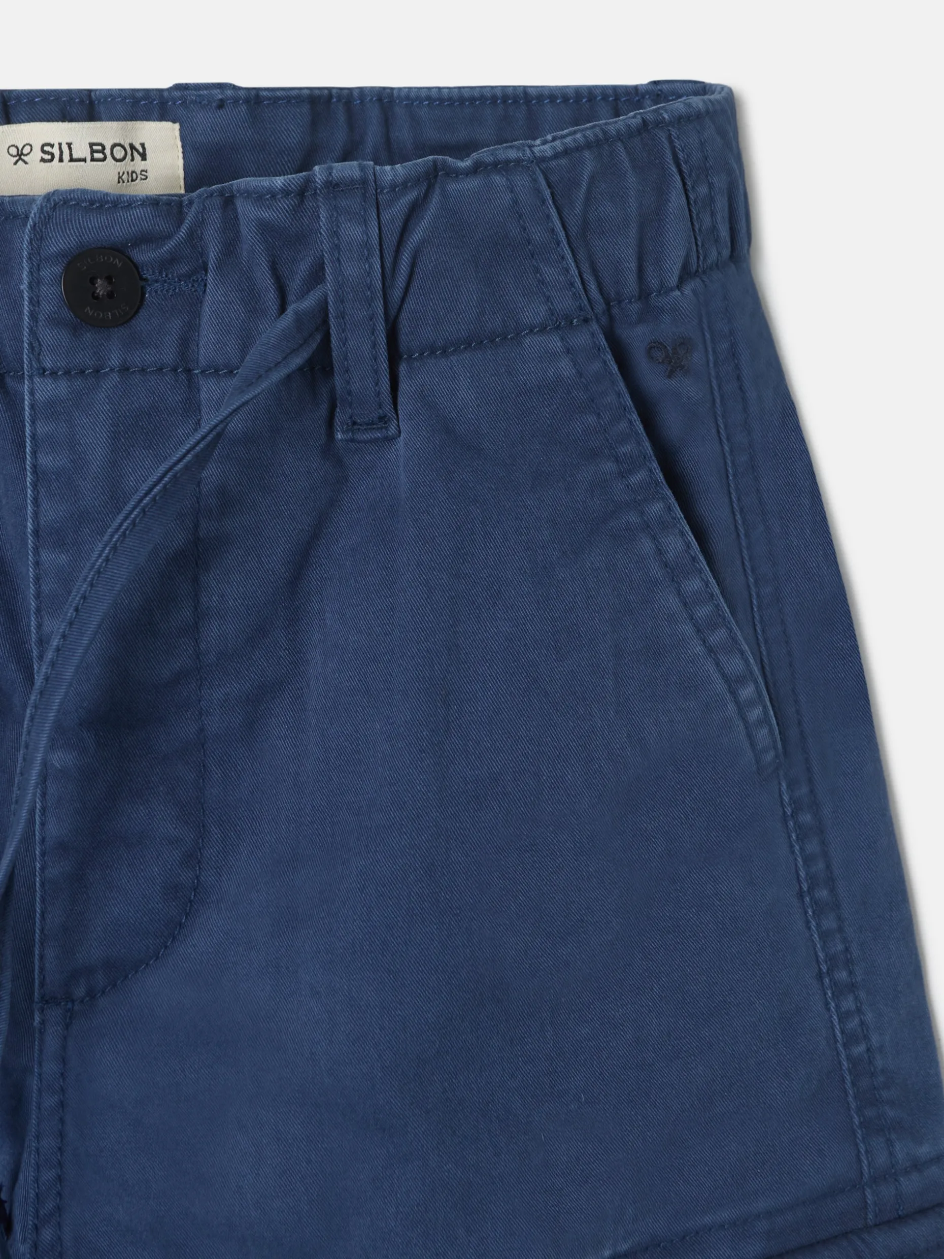 Pantalon sport kids cargo style azul marino