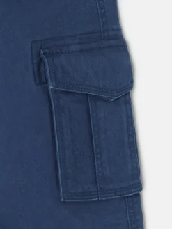 Pantalon sport kids cargo style azul marino