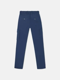 Pantalon sport kids cargo style azul marino