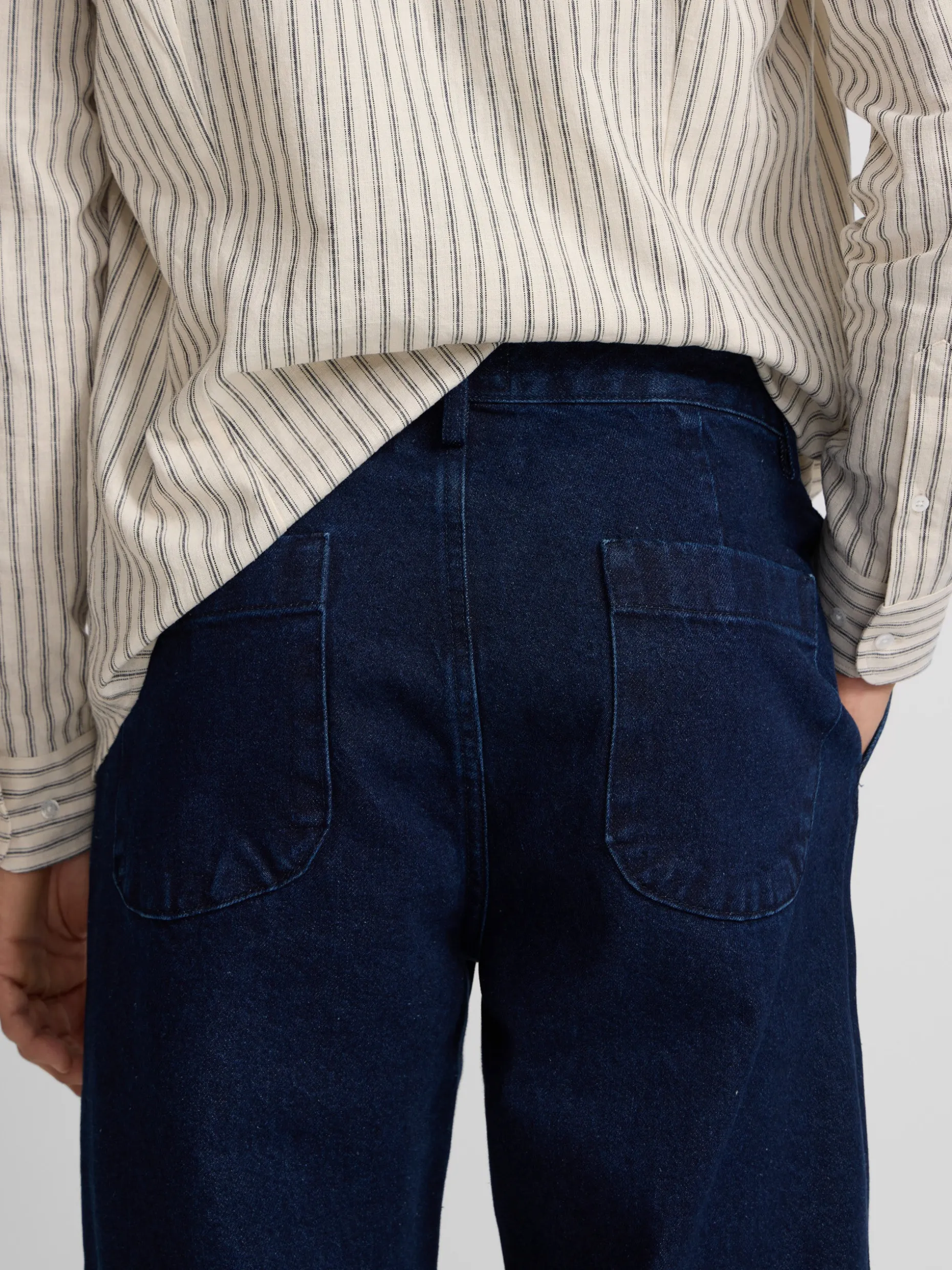 Pantalon sport pinza recto denim