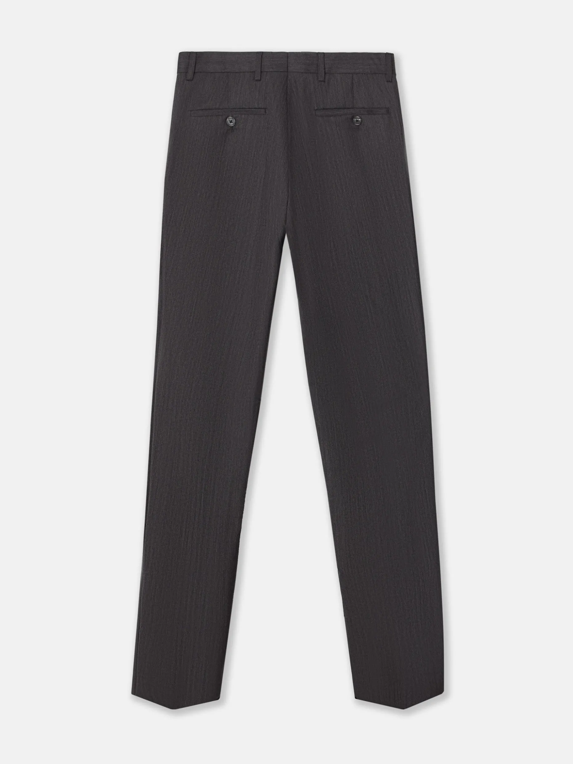 Pantalon traje clasico espiga gris