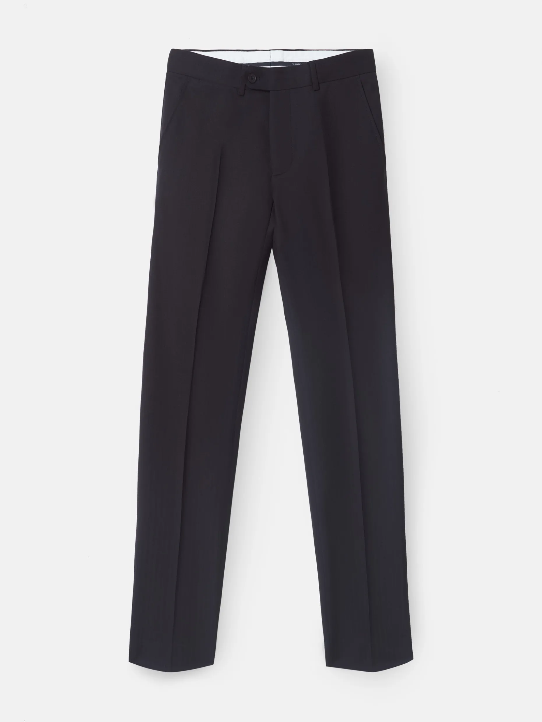Pantalon traje clasico espiga azul marino