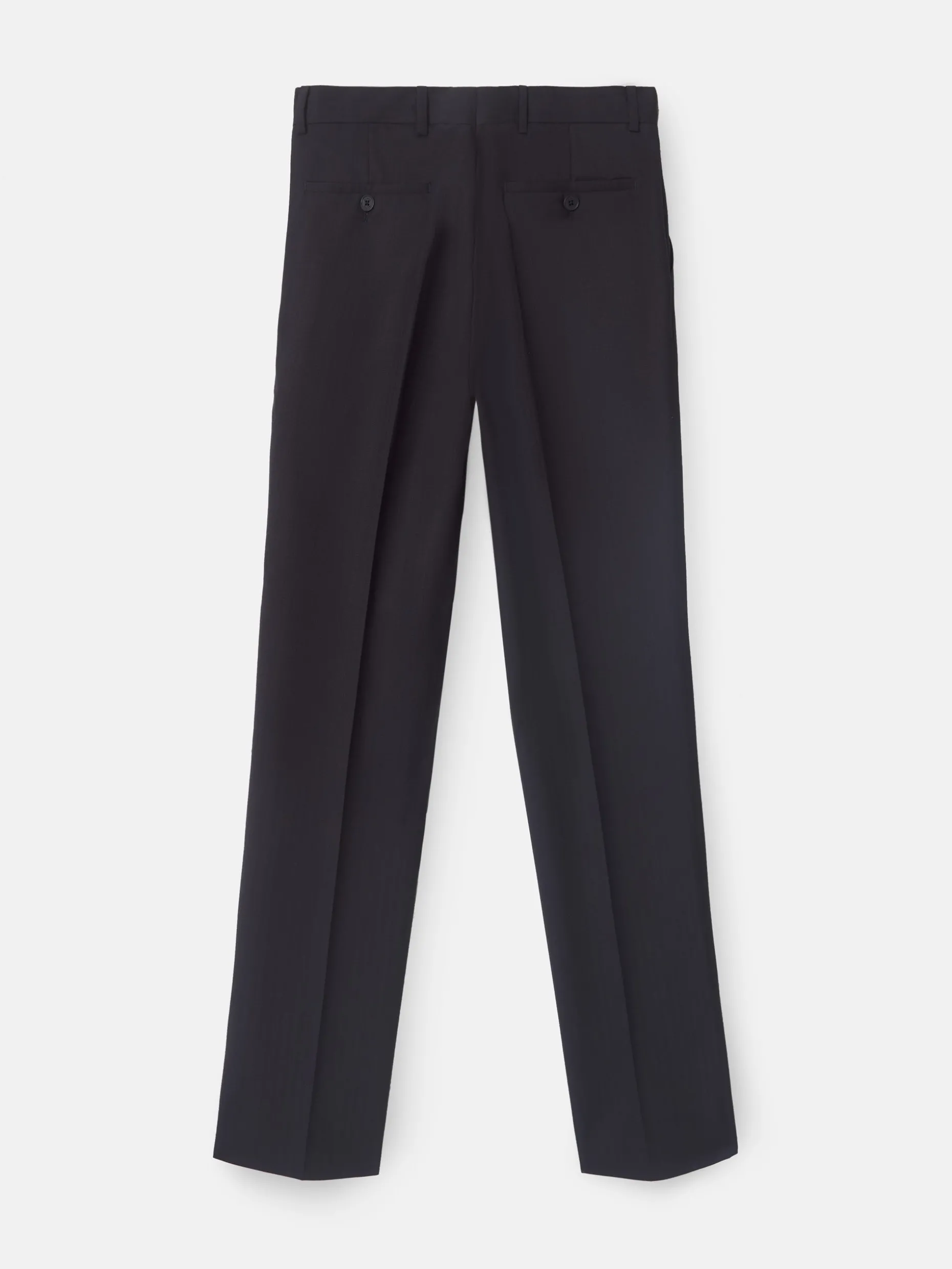 Pantalon traje clasico espiga azul marino