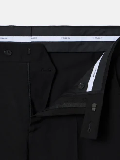 Pantalon traje clasico negro