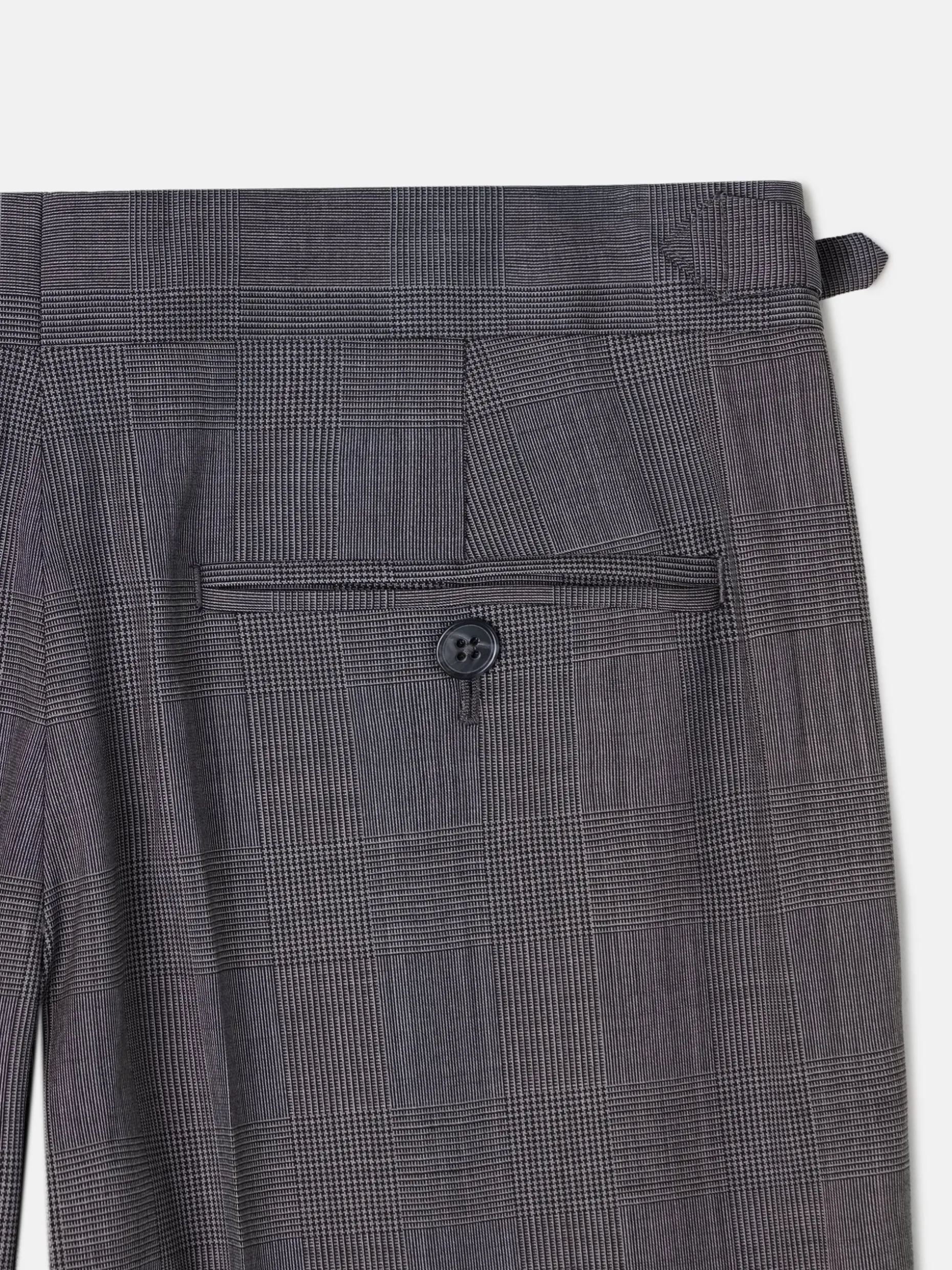 Pantalon traje clasico principe de gales gris