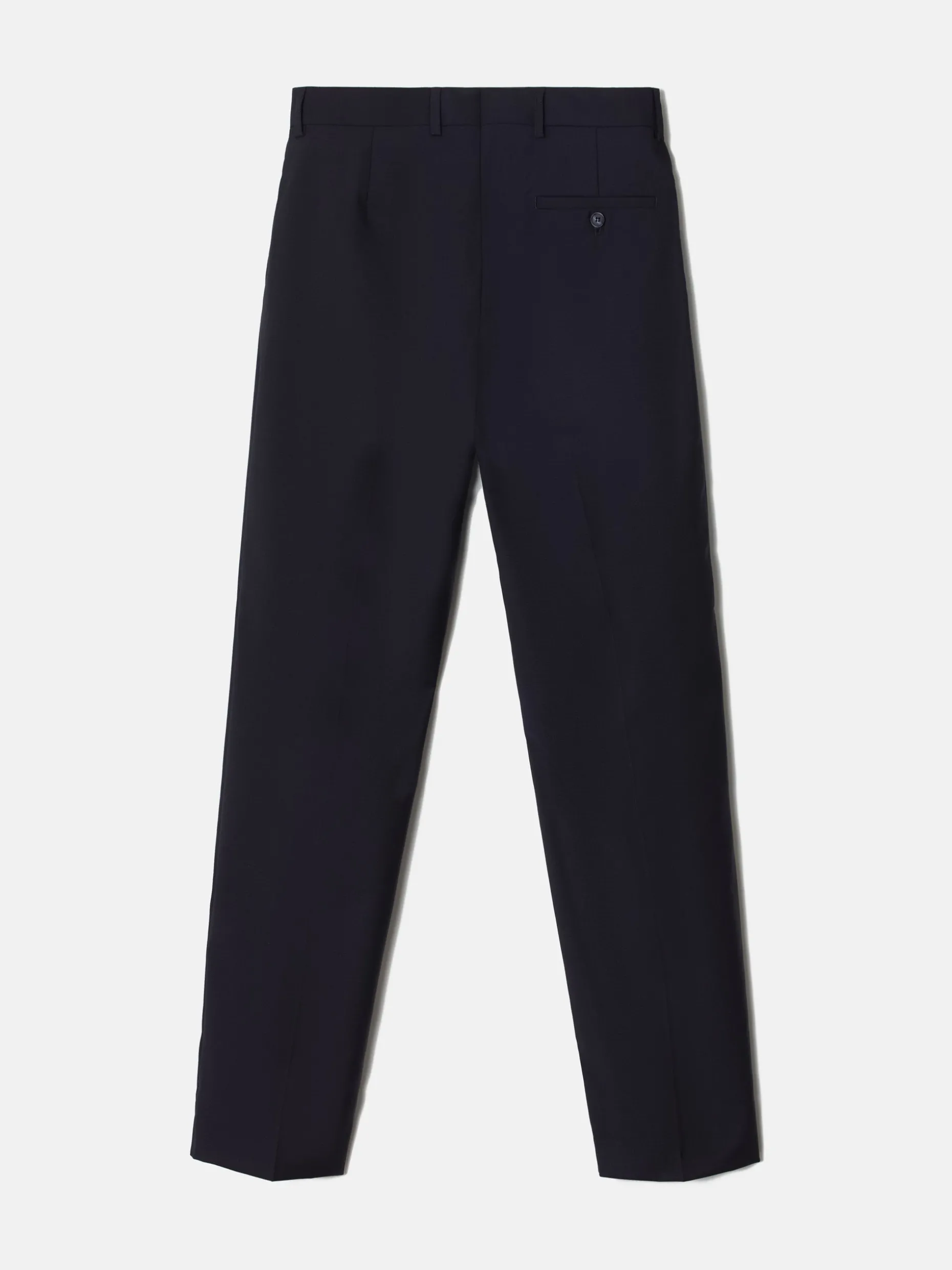 Pantalon traje cruzado stretch azul marino