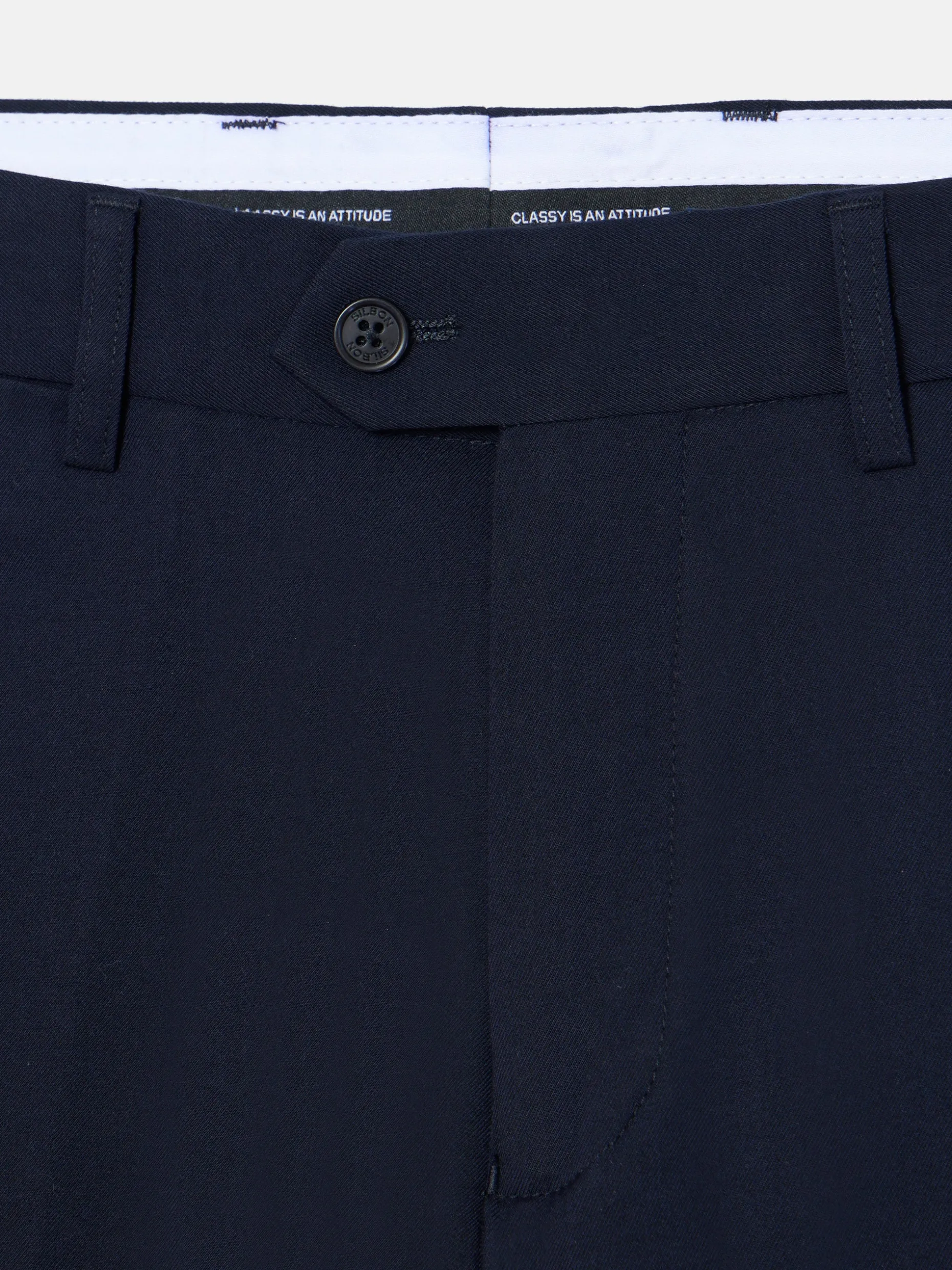 Pantalon traje essential azul marino
