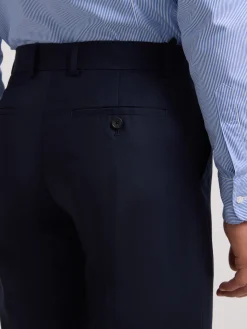 Pantalon traje essential azul medio