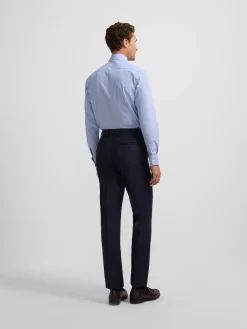 Pantalon traje essential azul medio