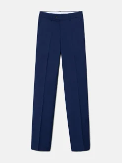 Pantalon traje essential azul medio