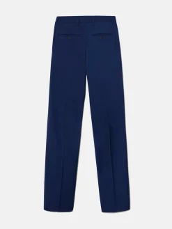 Pantalon traje essential azul medio