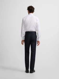 Pantalon traje estructura azul marino