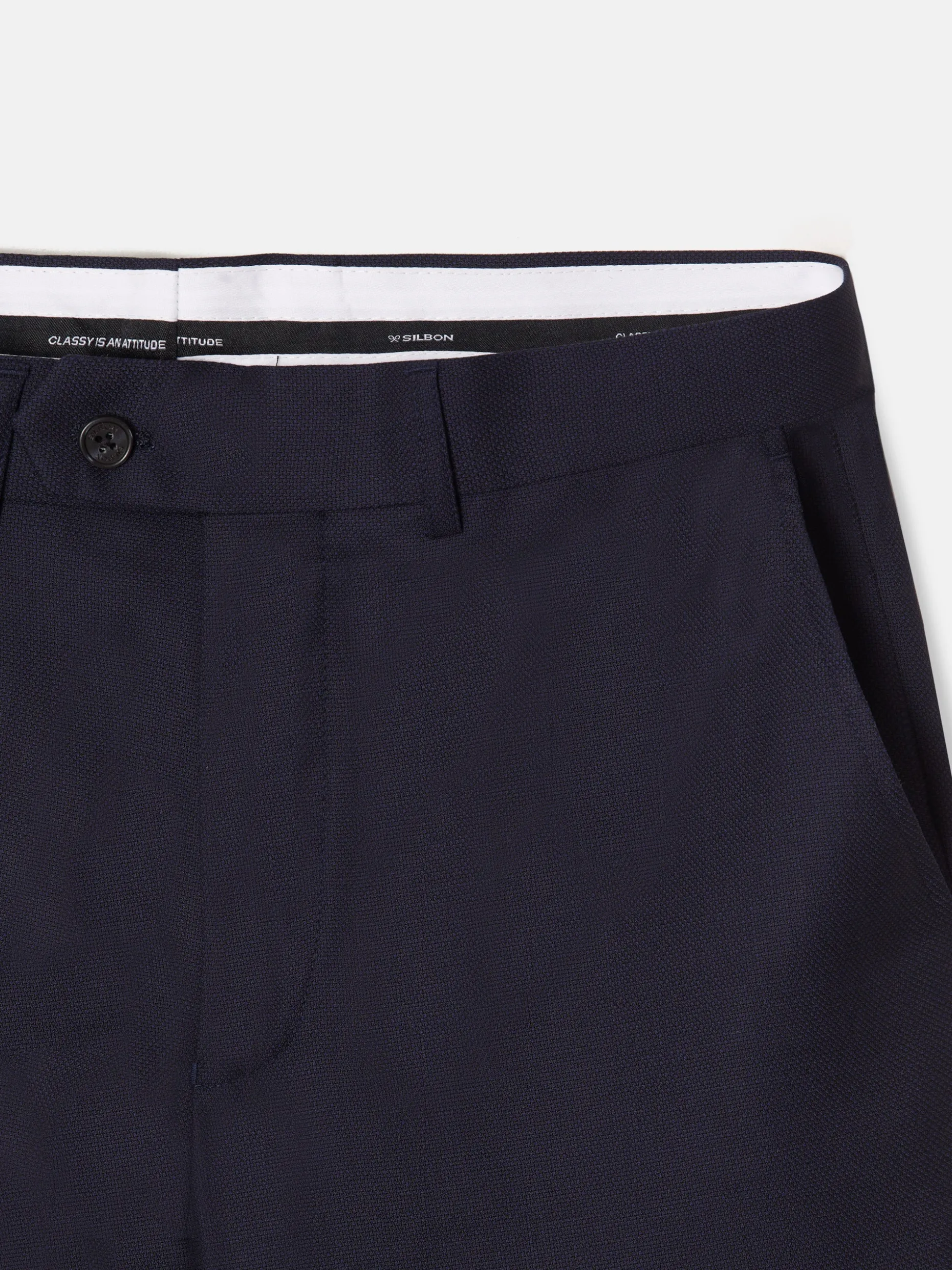 Pantalon traje estructura azul marino