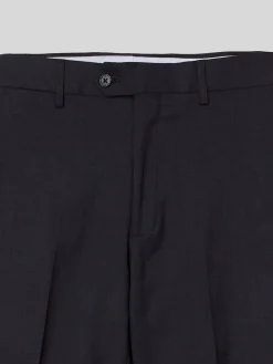 Pantalon traje natural stretch gris