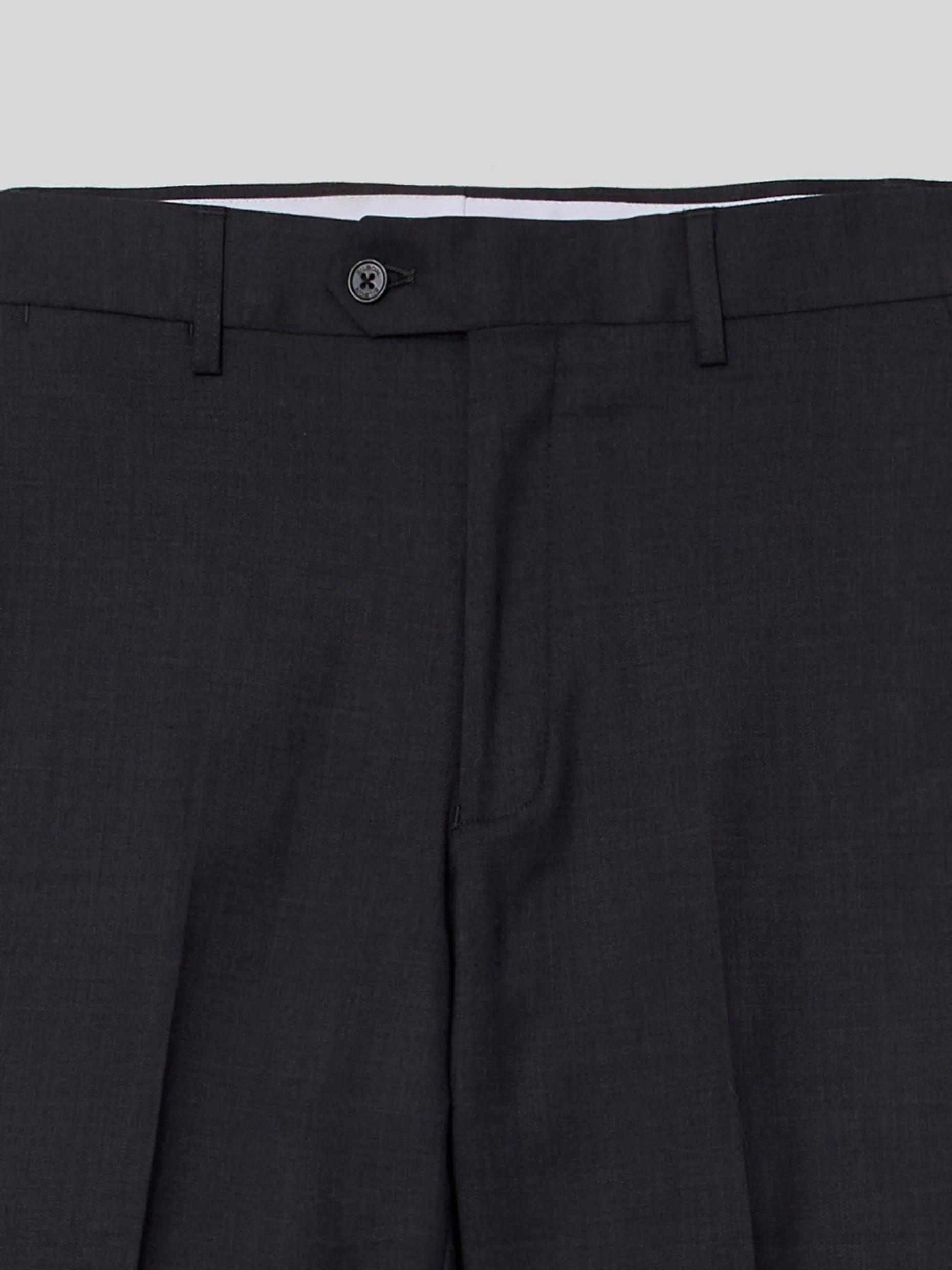 Pantalon traje natural stretch gris