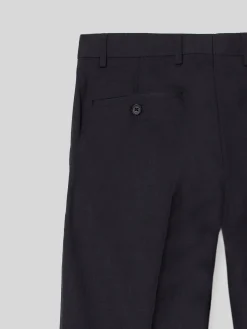 Pantalon traje natural stretch gris