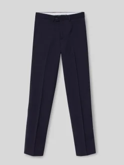 Pantalon vestir classic azul medio