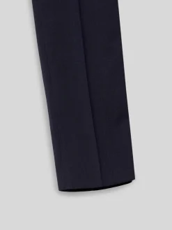 Pantalon vestir classic azul medio