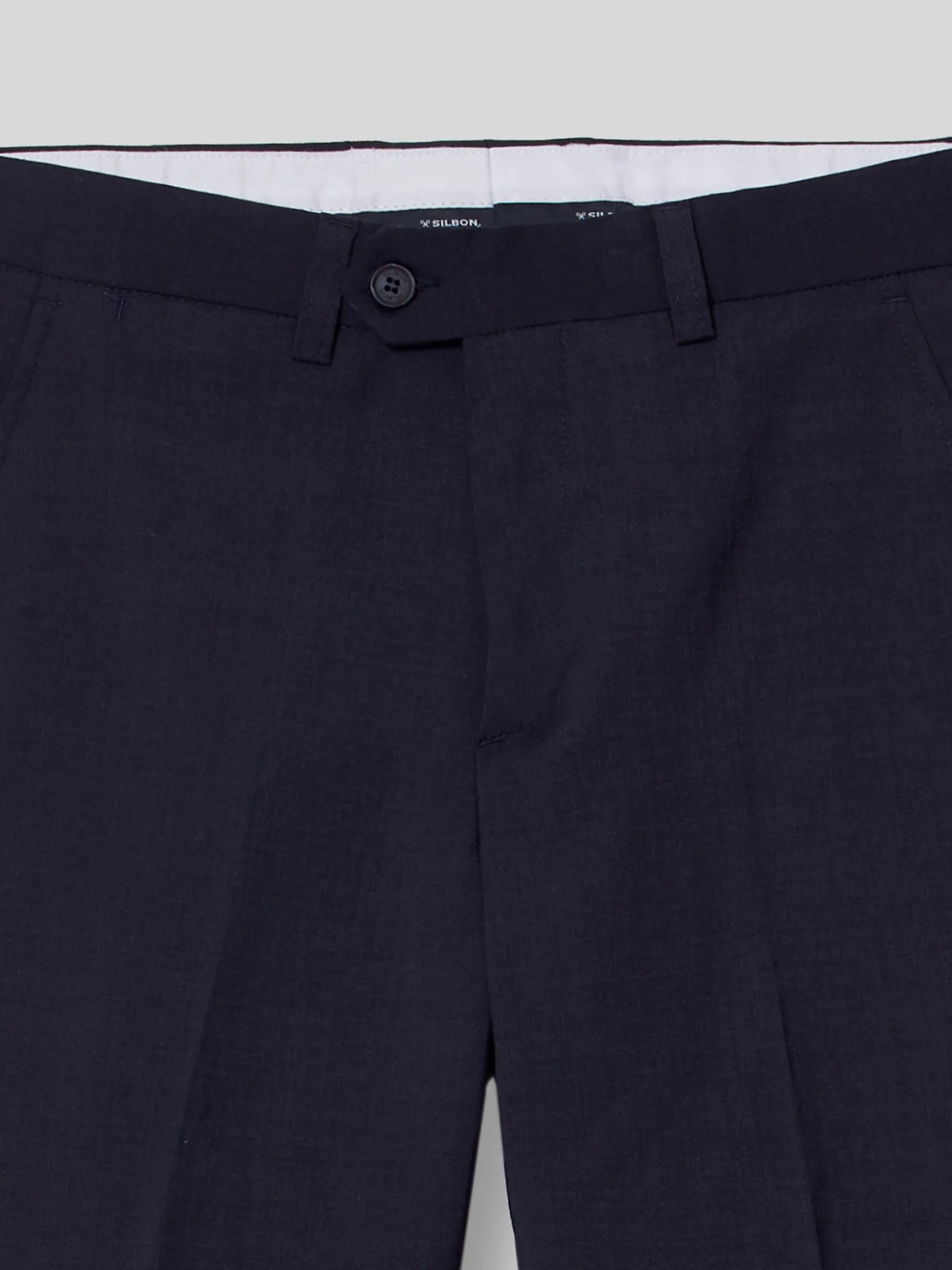 Pantalon vestir classic azul medio