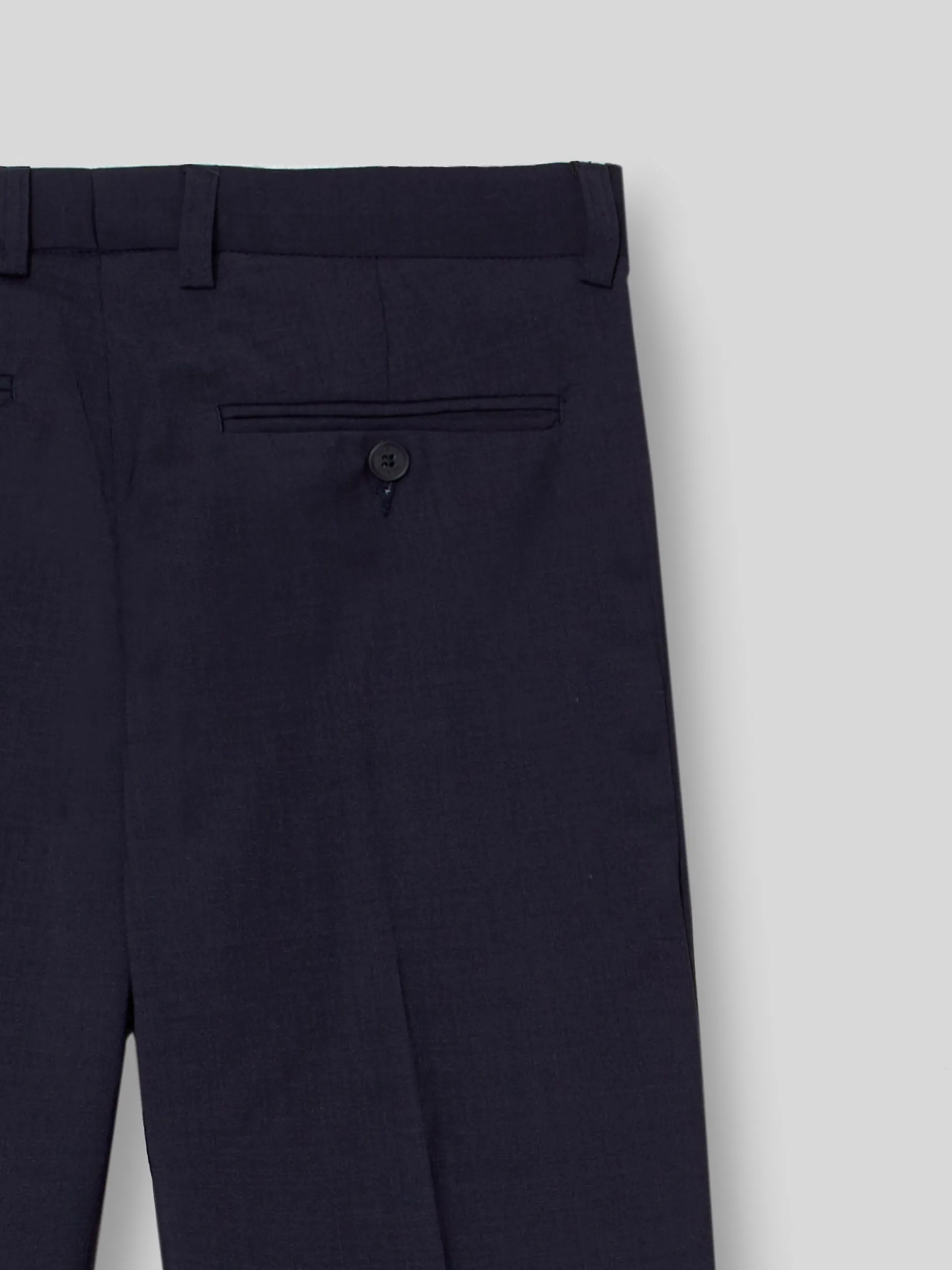 Pantalon vestir classic azul medio