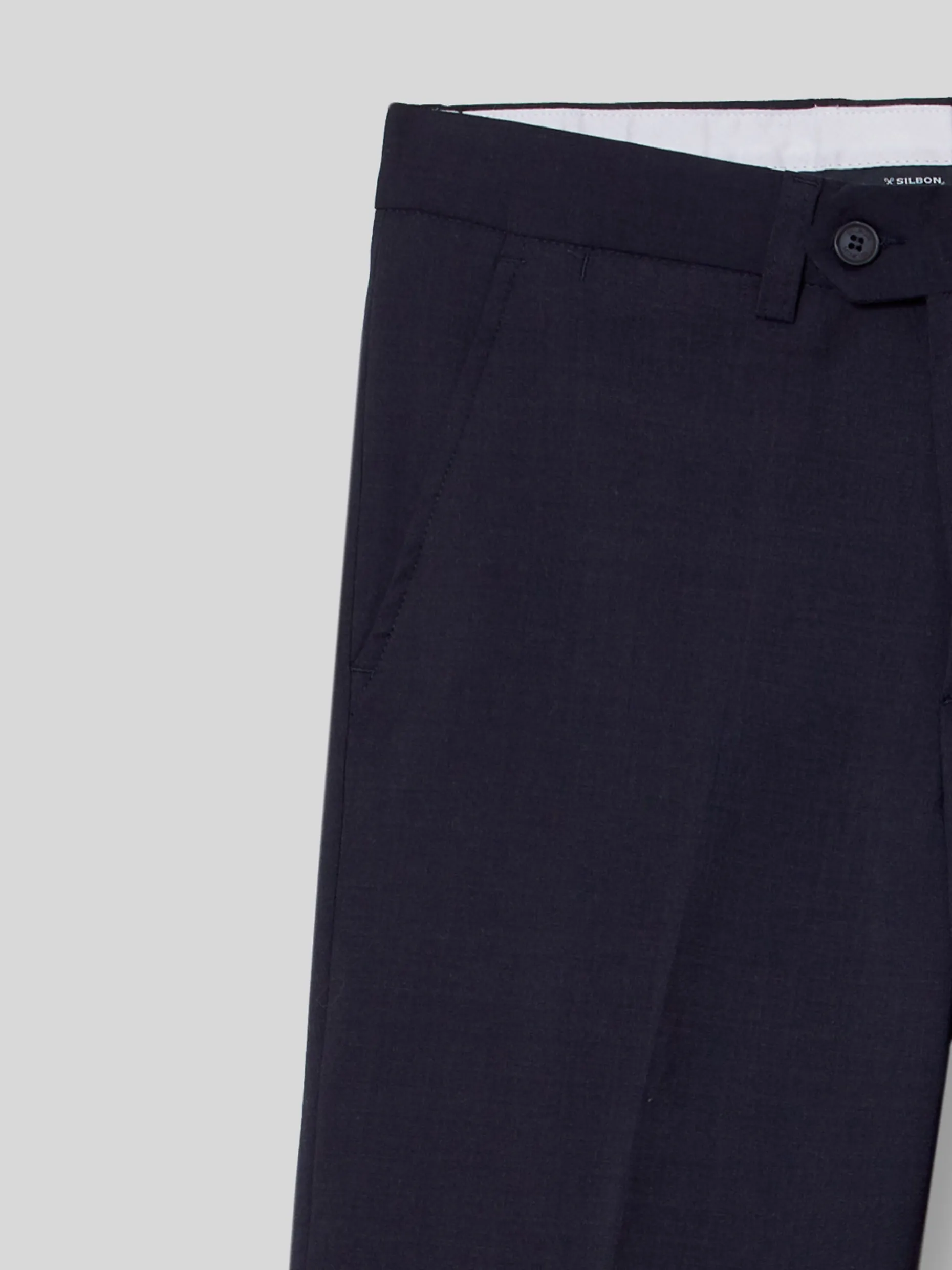 Pantalon vestir classic azul medio