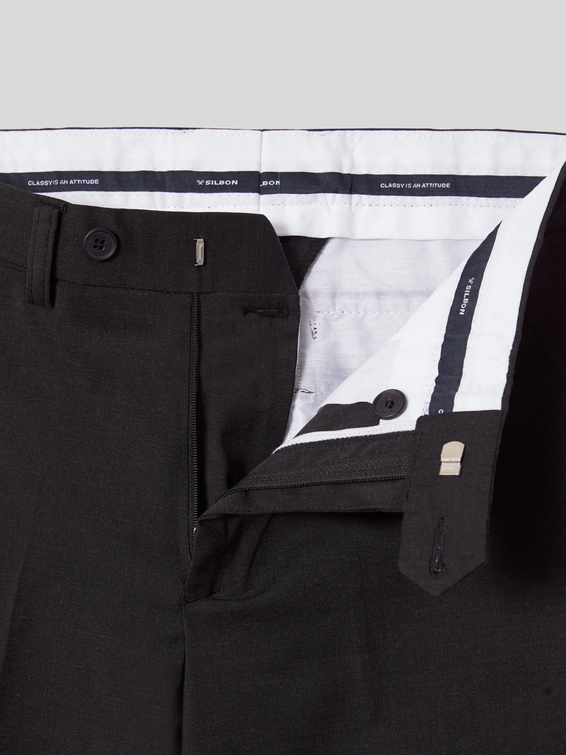 Pantalon vestir classic gris oscuro