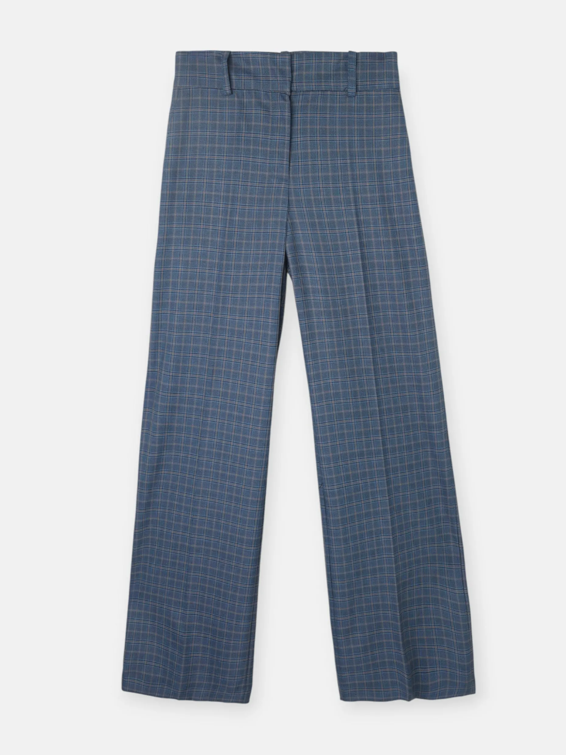 Pantalon vestir cuadros azules