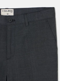 Pantalon vestir kids clasico gris