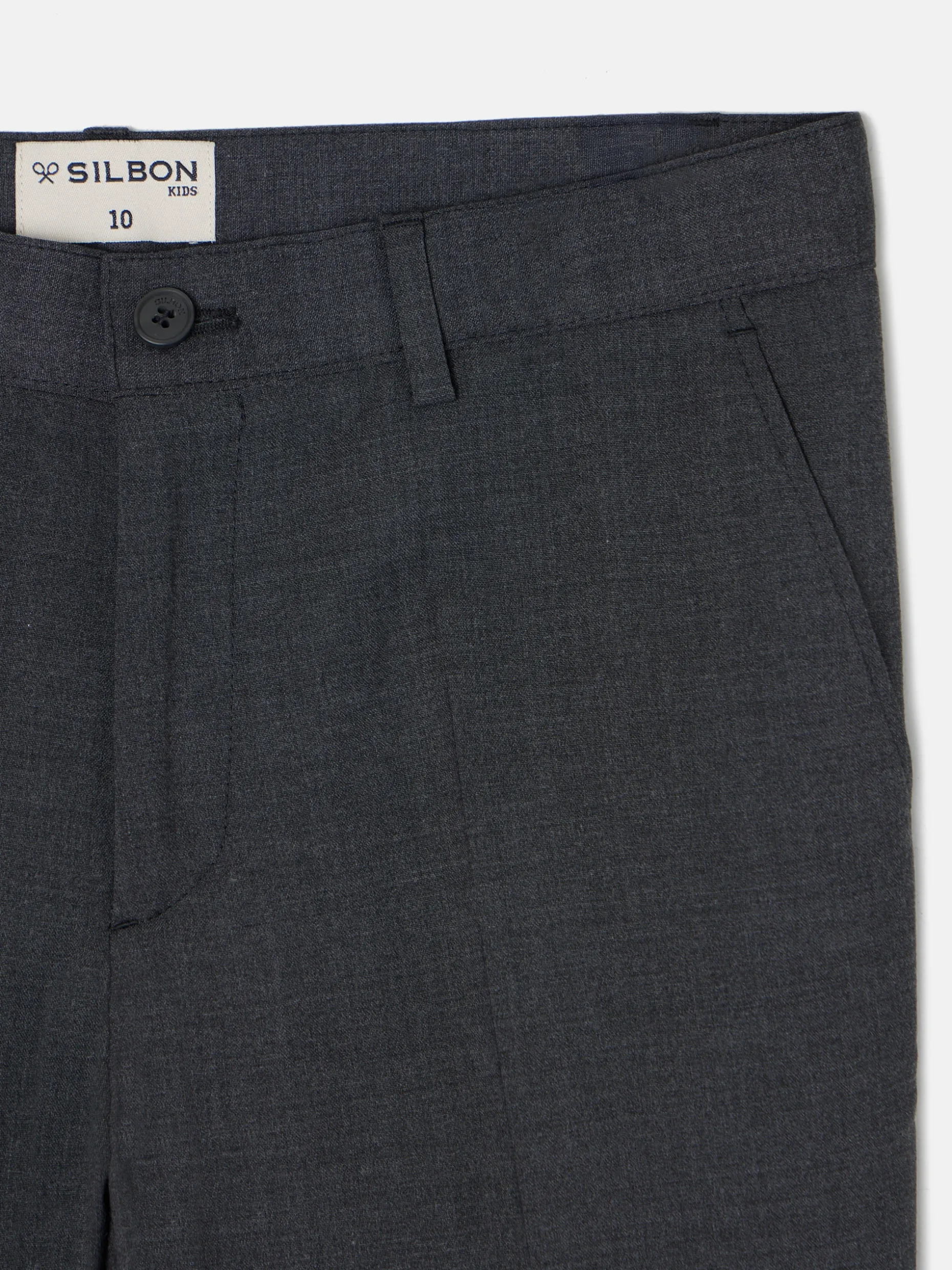 Pantalon vestir kids clasico gris