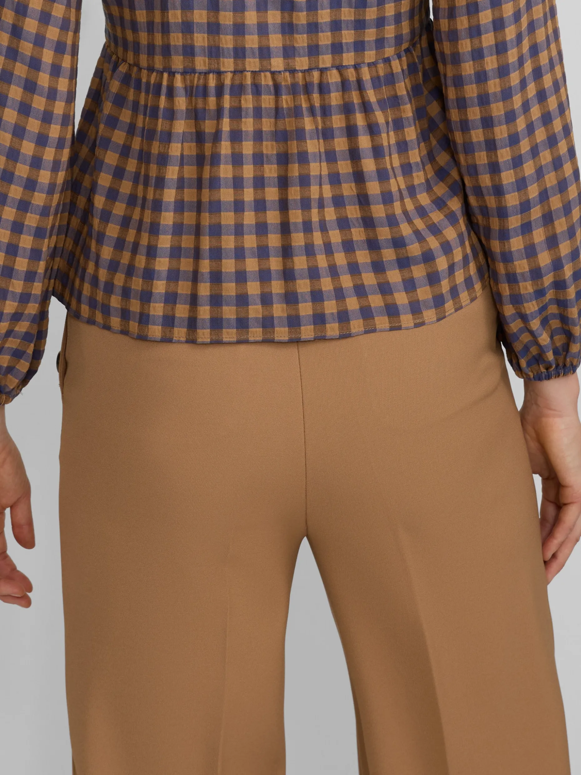 Pantalon vestir marinero camel