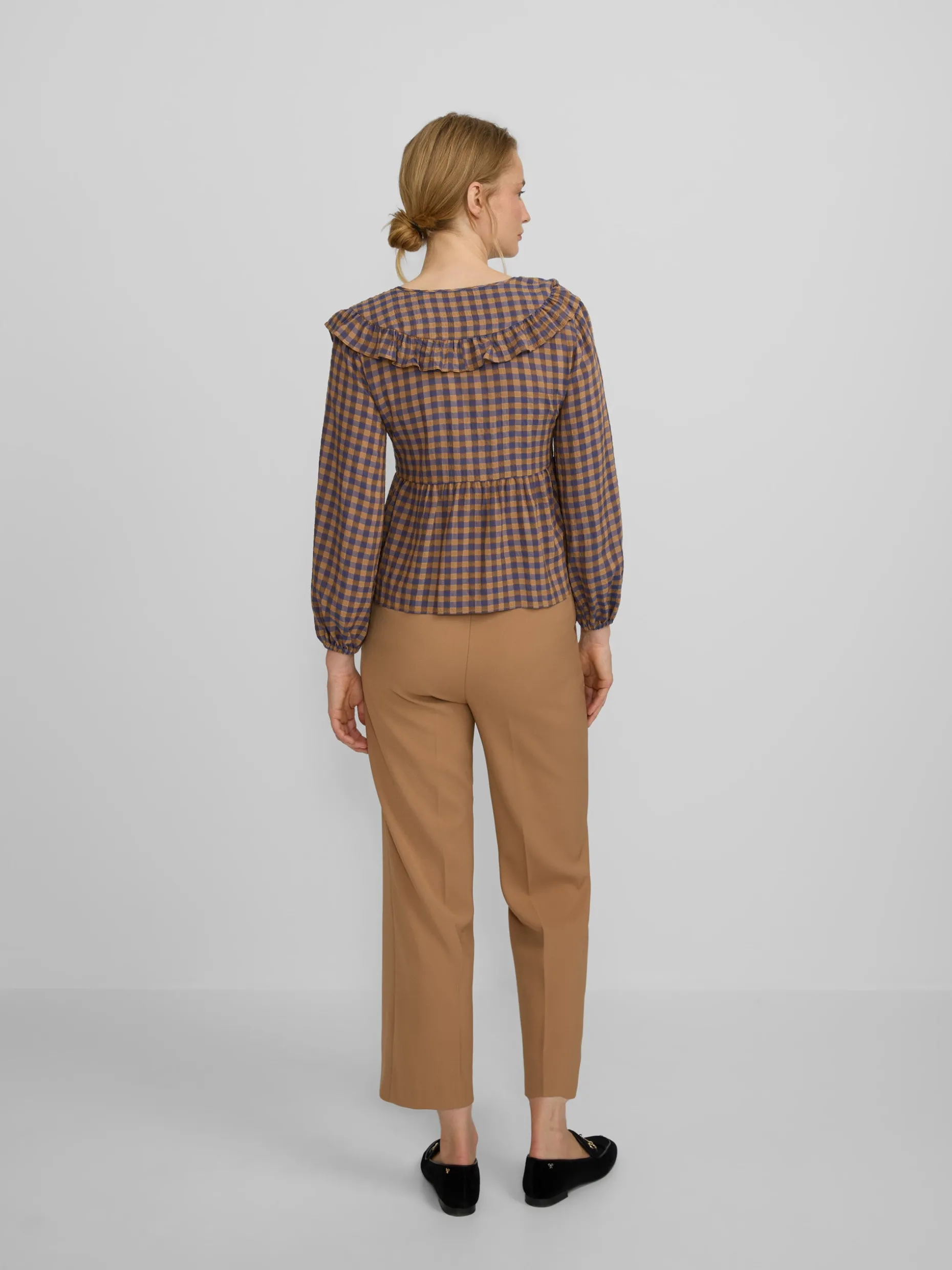 Pantalon vestir marinero camel