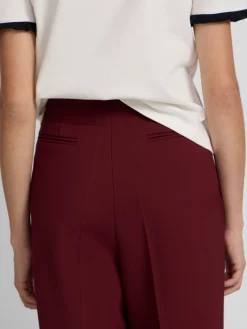 Pantalon vestir marinero burdeos