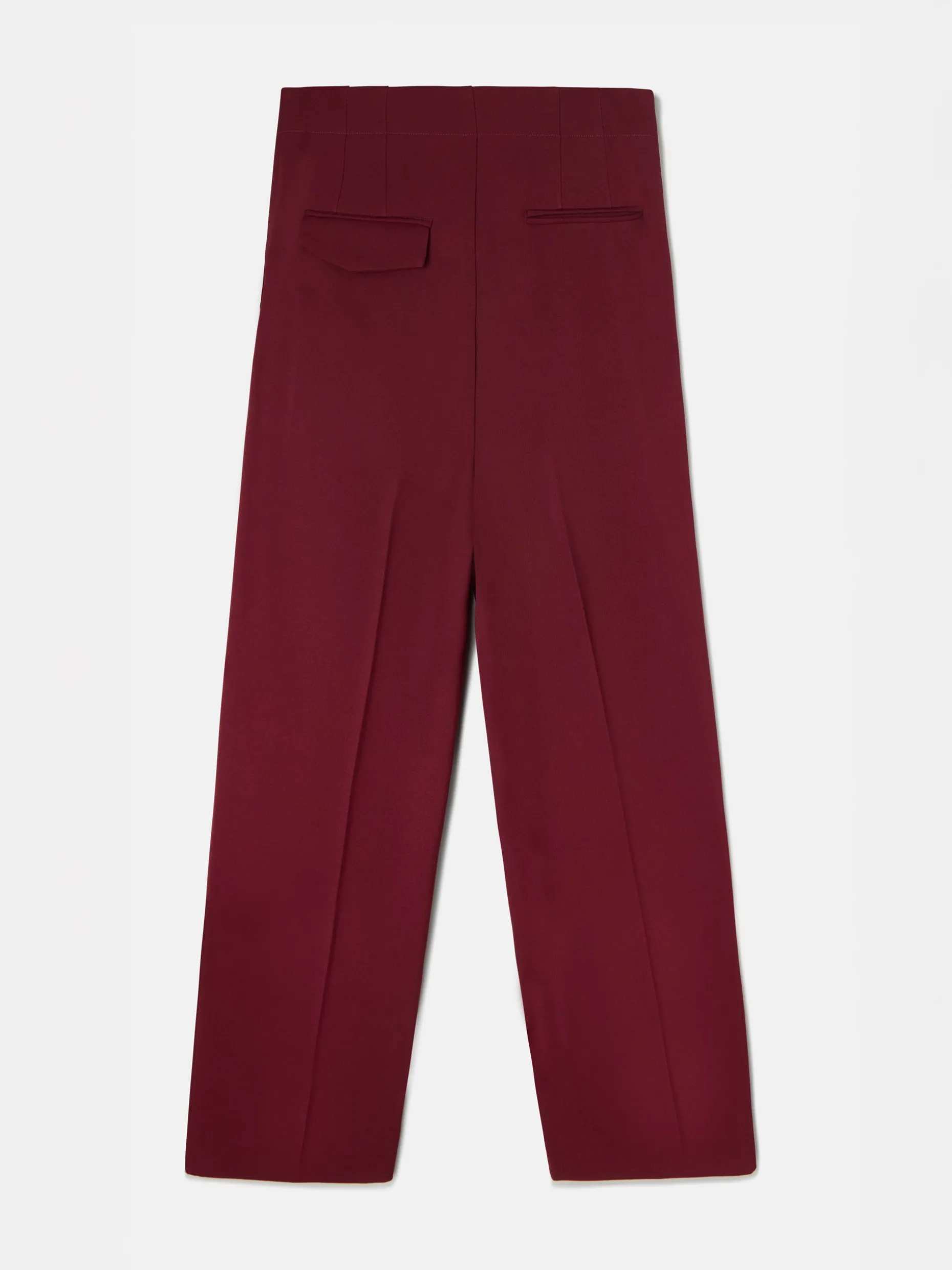 Pantalon vestir marinero burdeos