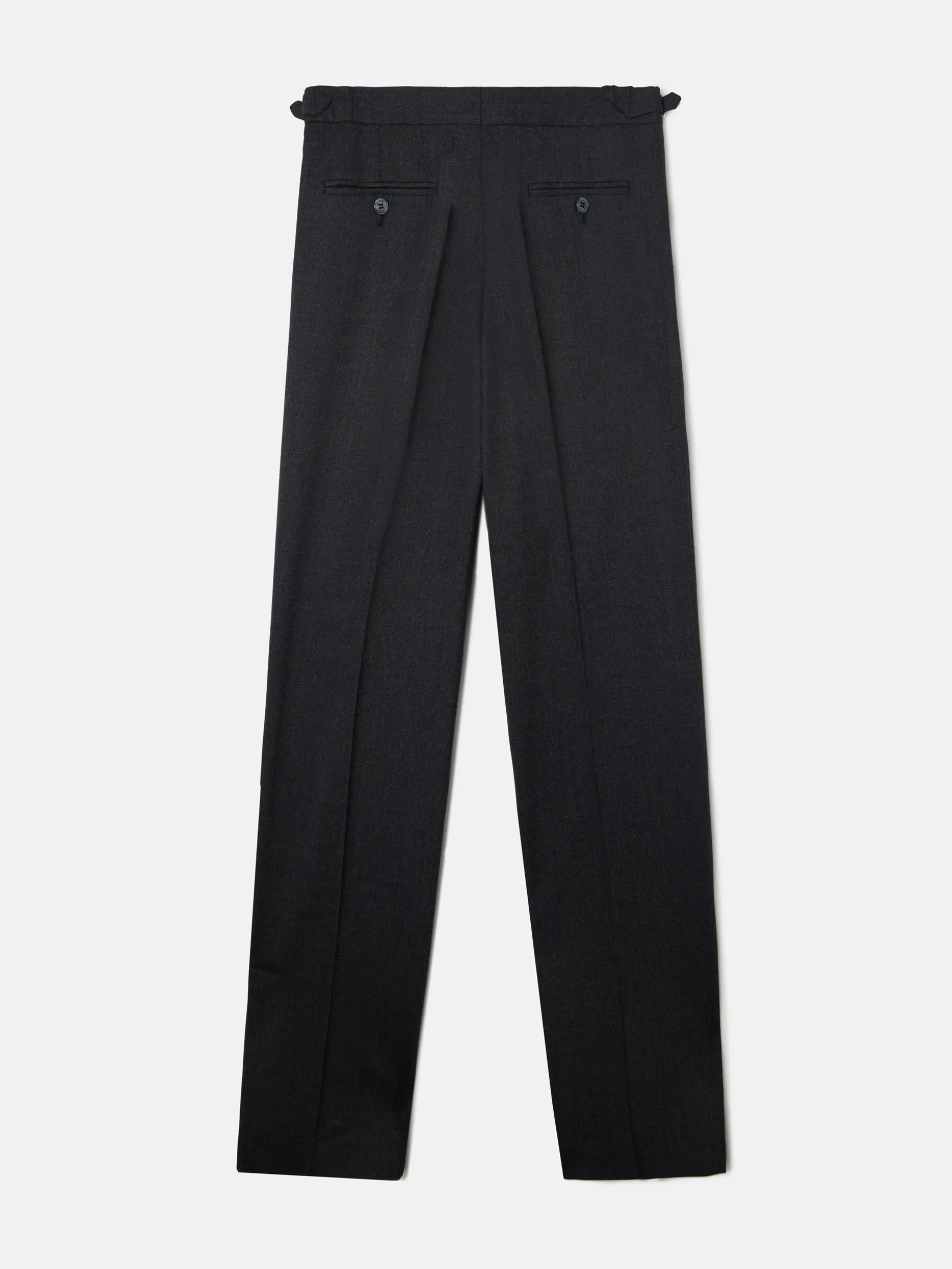 Pantalon vestir pinzas gris oscuro