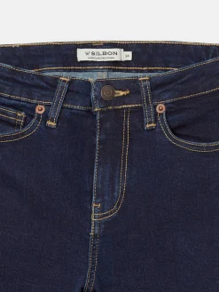 Pantalon woman boot cut azul marino
