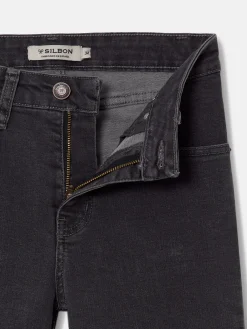 Pantalon woman slim fit gris