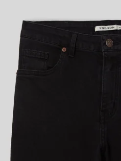 Pantalon woman slim fit negro