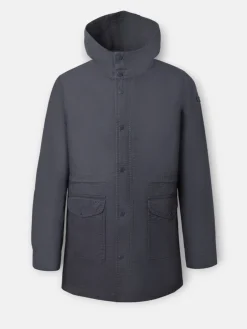 Parka casual azul marino