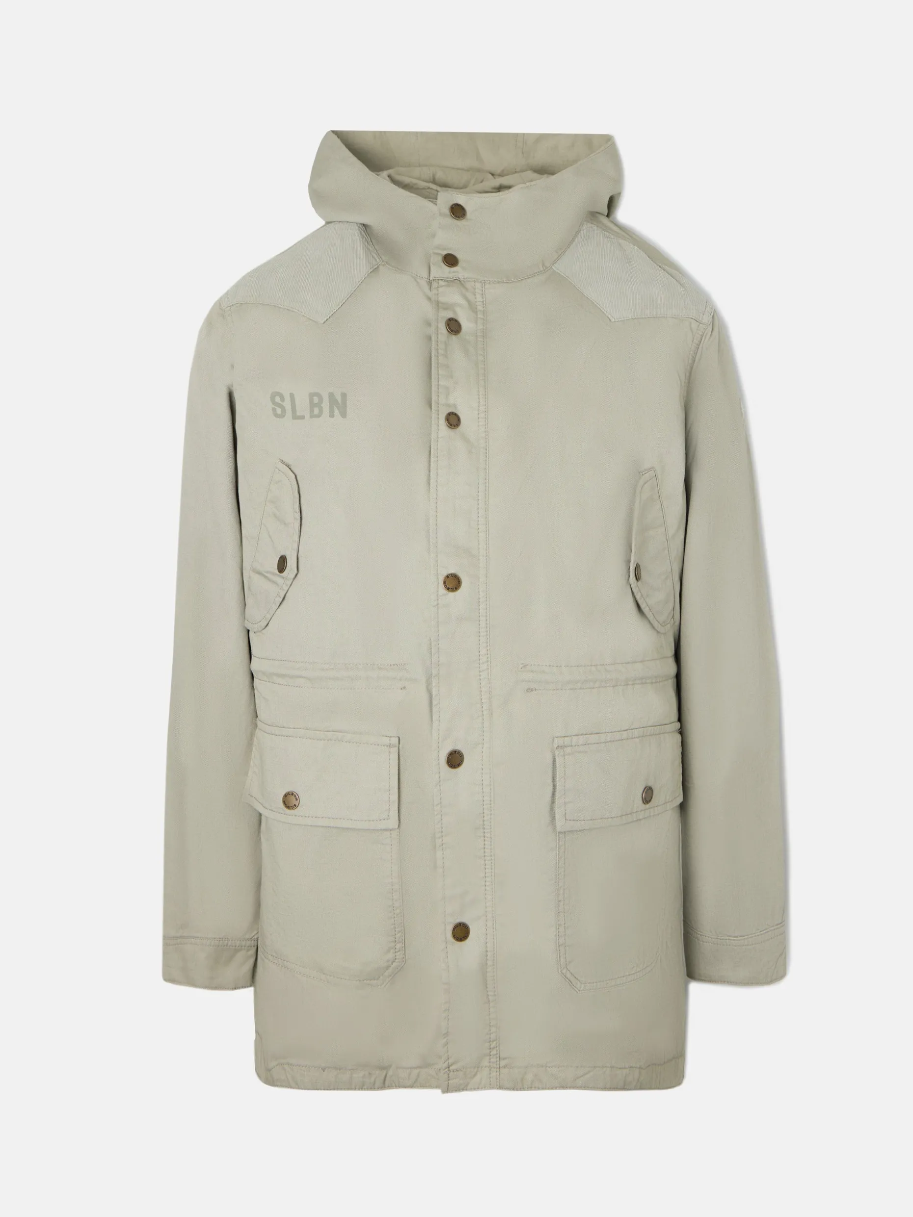 Parka garment dye verde