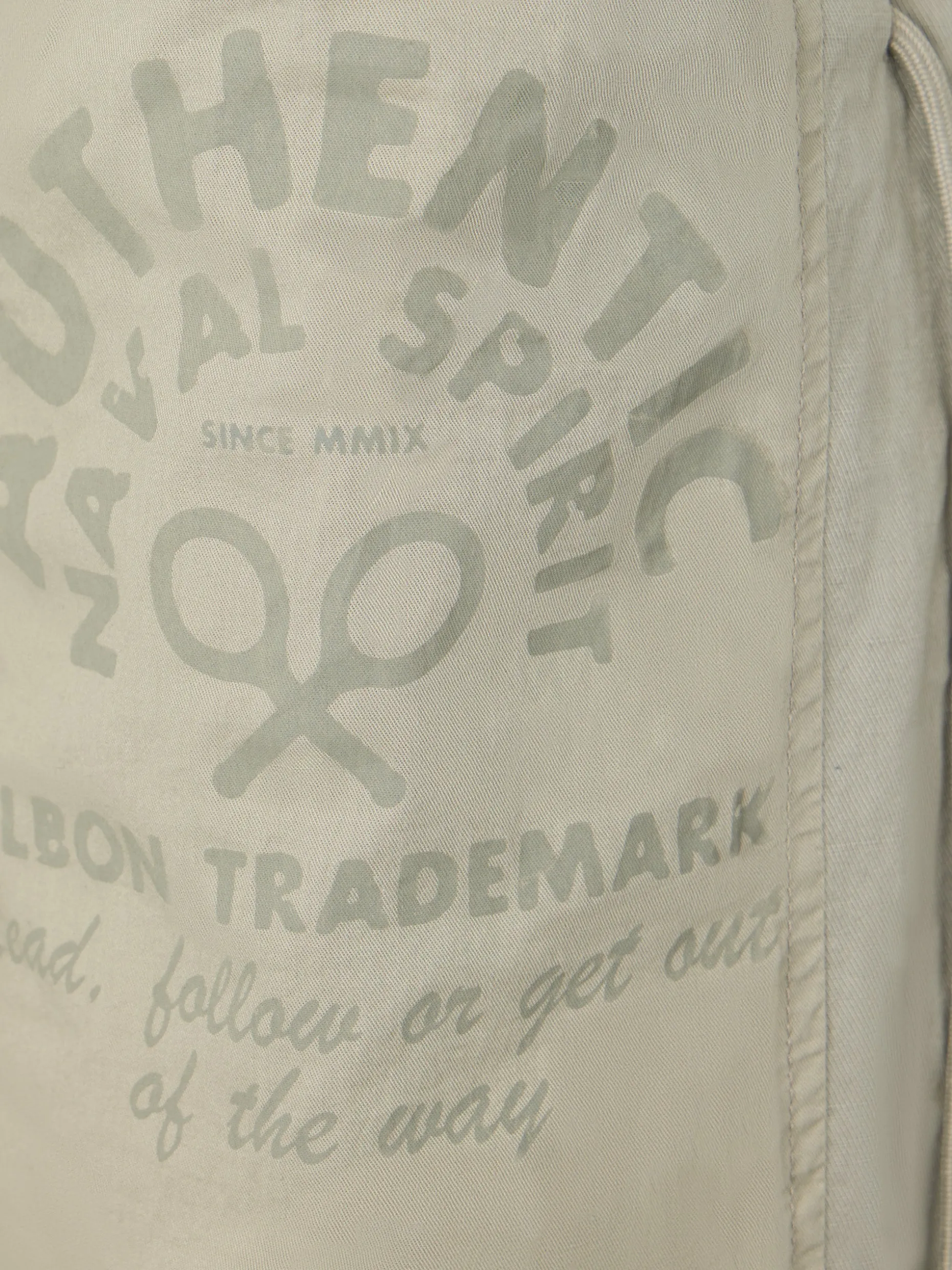 Parka garment dye verde
