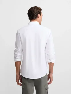 Polera sport oxford blanca