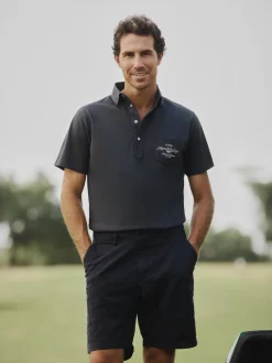 Polo Beltran Lozano bolsillo azul marino