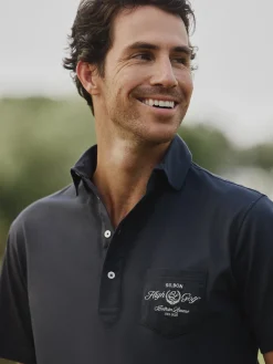 Polo Beltran Lozano bolsillo azul marino
