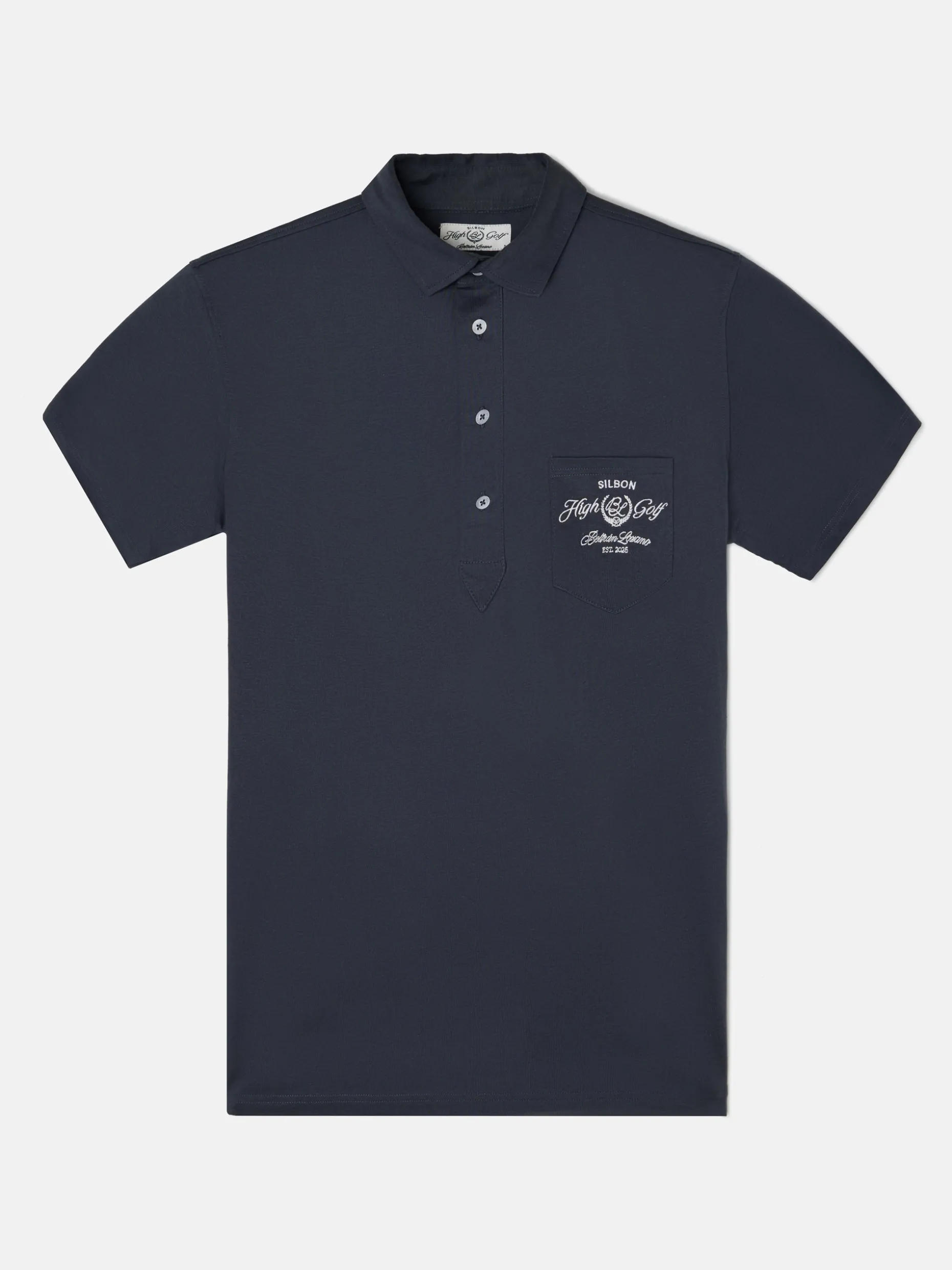 Polo Beltran Lozano bolsillo azul marino