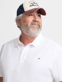 Polo clasico liso blanco