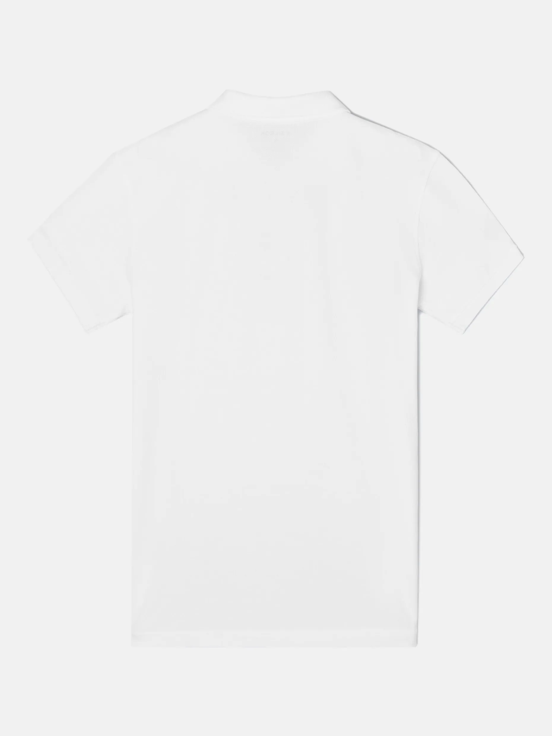 Polo clasico miniparche blanco