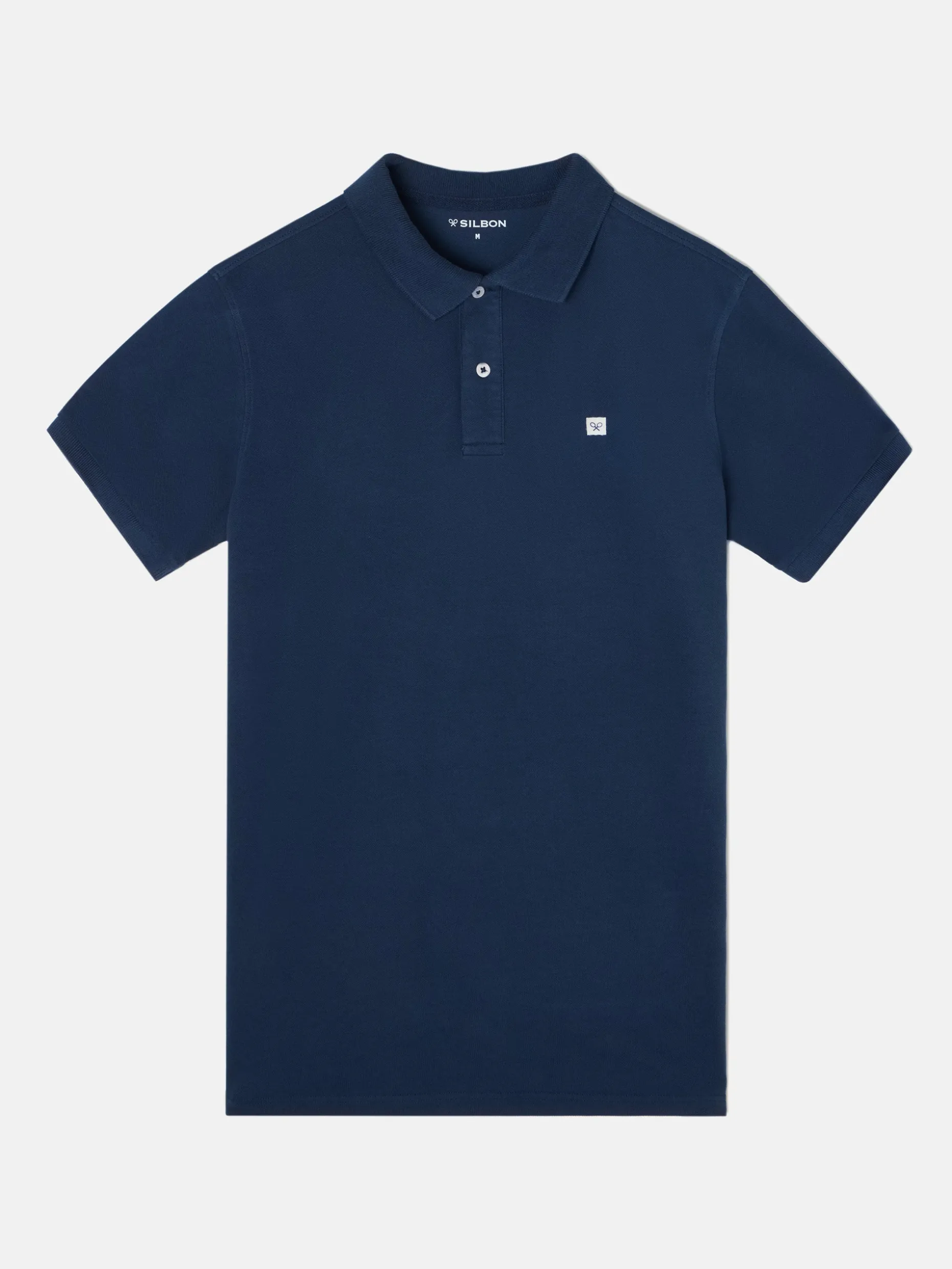 Polo clasico miniparche marino