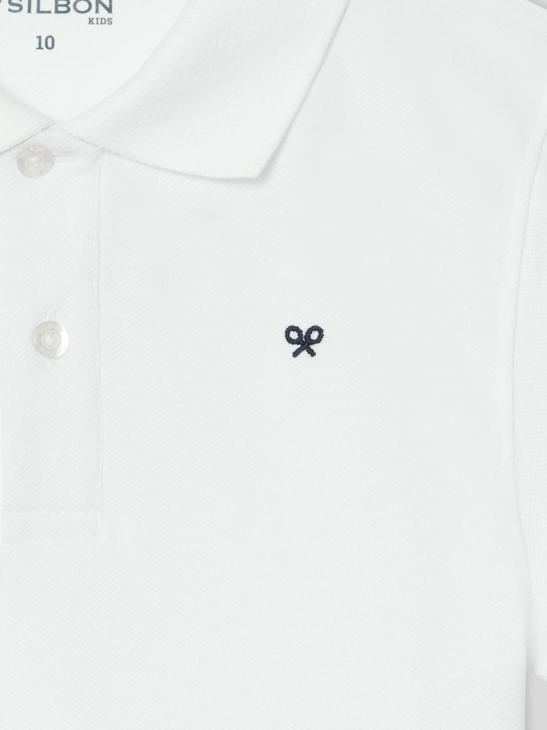 Polo kids clasico miniraqueta blanco