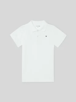 Polo kids clasico miniraqueta blanco