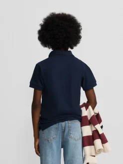 Polo kids clasico miniraqueta azul marino